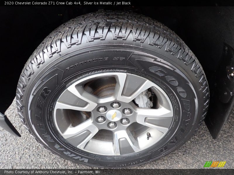 Silver Ice Metallic / Jet Black 2020 Chevrolet Colorado Z71 Crew Cab 4x4