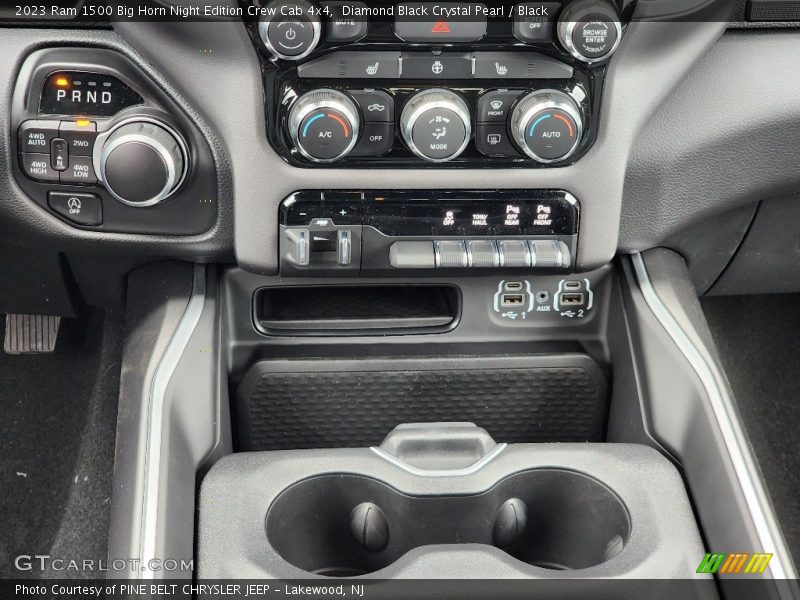 Controls of 2023 1500 Big Horn Night Edition Crew Cab 4x4