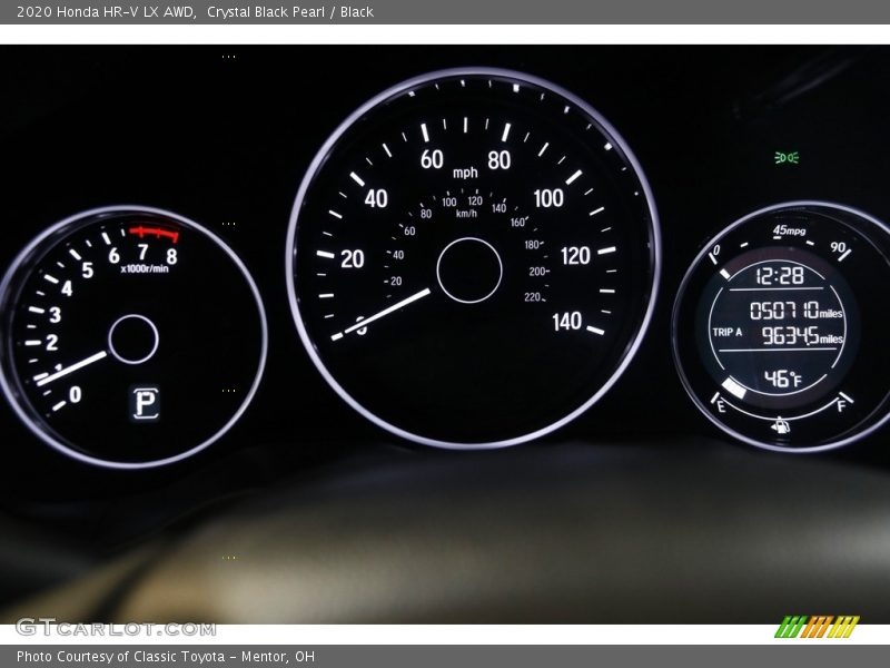 Crystal Black Pearl / Black 2020 Honda HR-V LX AWD