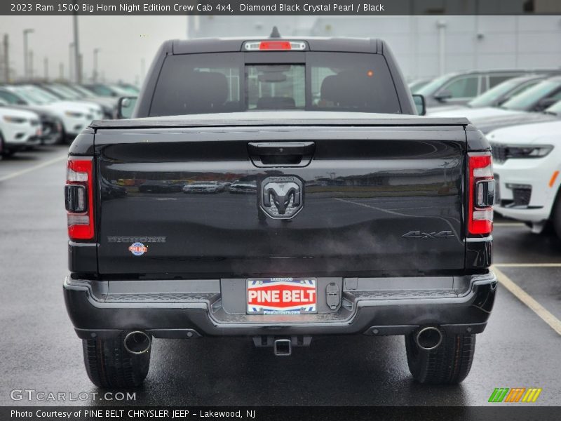 Diamond Black Crystal Pearl / Black 2023 Ram 1500 Big Horn Night Edition Crew Cab 4x4