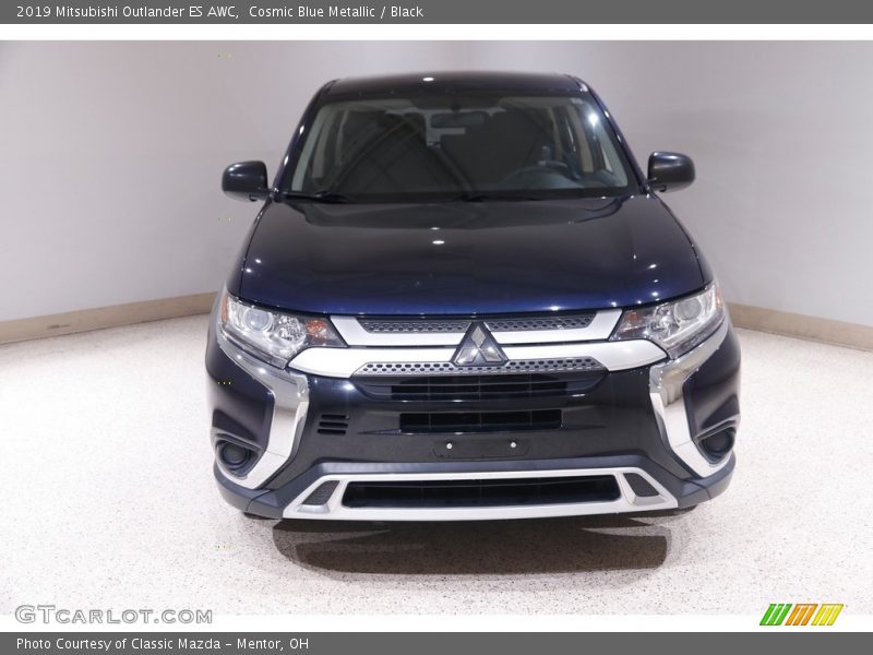 Cosmic Blue Metallic / Black 2019 Mitsubishi Outlander ES AWC