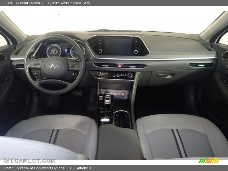 Quartz White / Dark Gray 2020 Hyundai Sonata SE