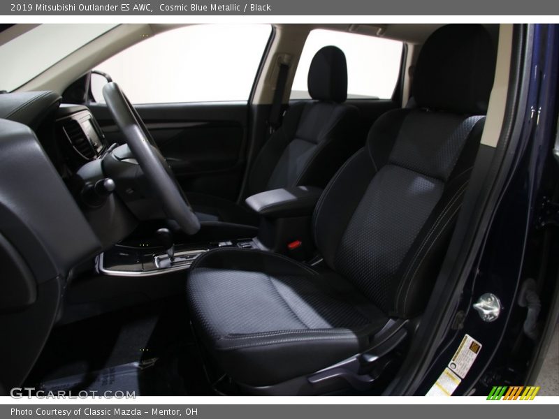 Cosmic Blue Metallic / Black 2019 Mitsubishi Outlander ES AWC