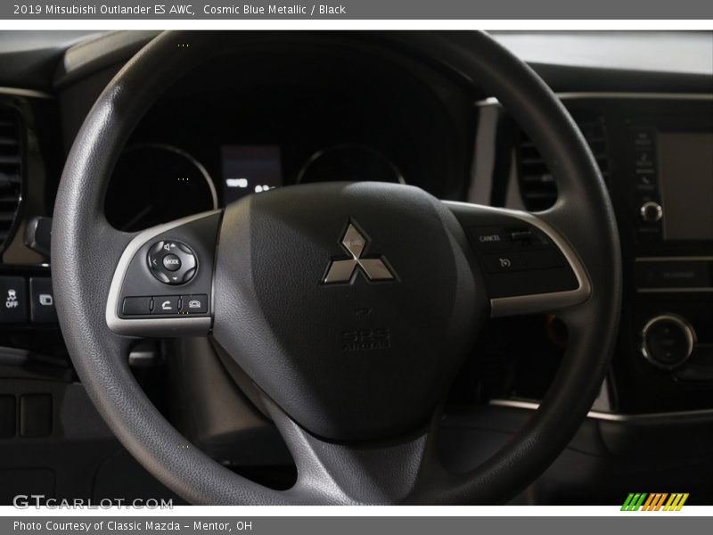 Cosmic Blue Metallic / Black 2019 Mitsubishi Outlander ES AWC