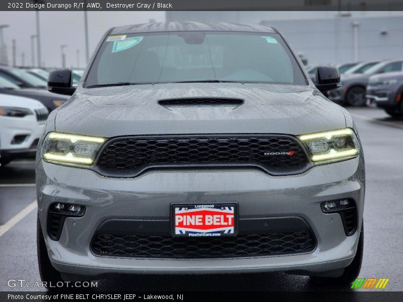 Destroyer Gray / Black 2022 Dodge Durango R/T AWD
