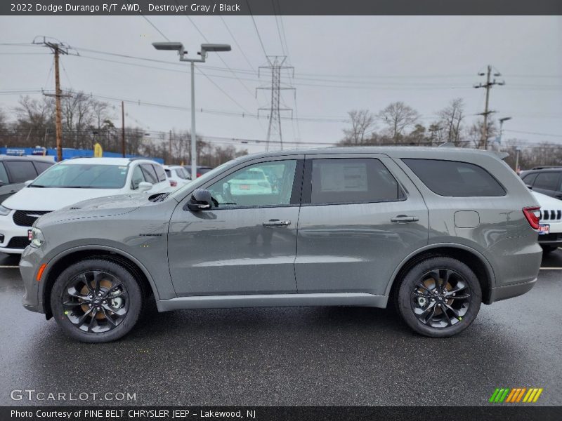 Destroyer Gray / Black 2022 Dodge Durango R/T AWD