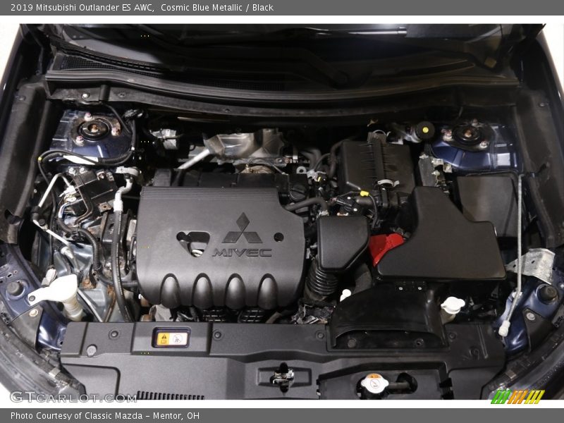 Cosmic Blue Metallic / Black 2019 Mitsubishi Outlander ES AWC