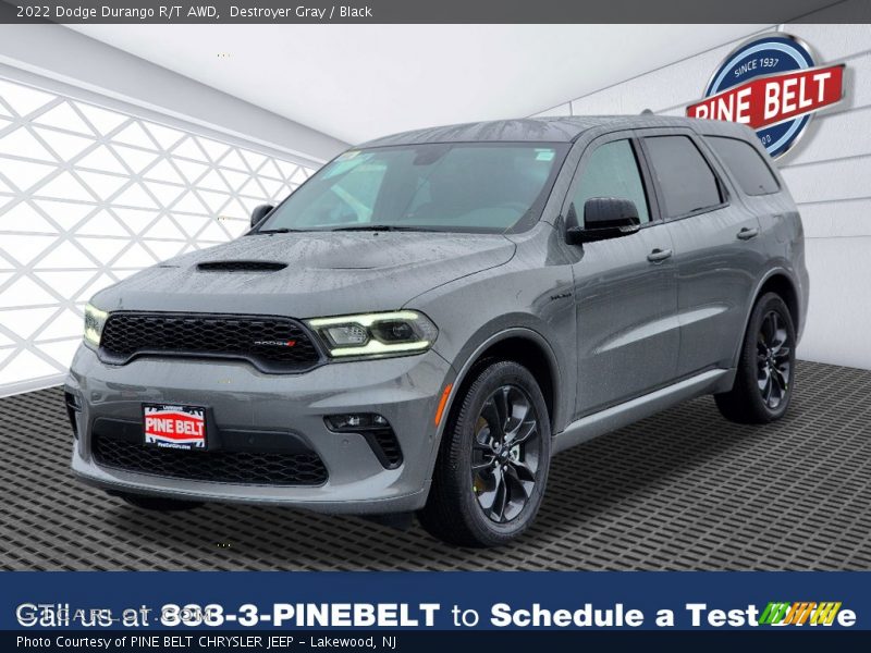 Destroyer Gray / Black 2022 Dodge Durango R/T AWD