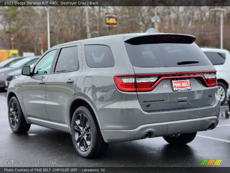 Destroyer Gray / Black 2022 Dodge Durango R/T AWD