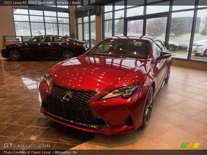 Infrared / Black 2022 Lexus RC 350 F Sport AWD