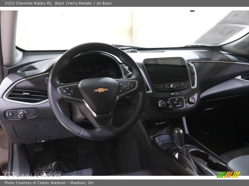 Black Cherry Metallic / Jet Black 2020 Chevrolet Malibu RS