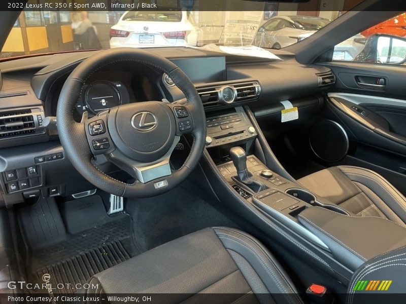Infrared / Black 2022 Lexus RC 350 F Sport AWD