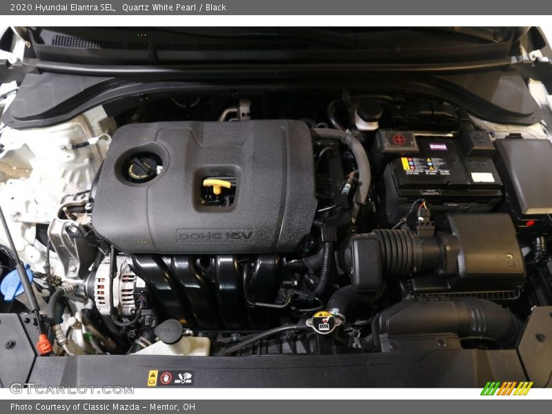 Quartz White Pearl / Black 2020 Hyundai Elantra SEL