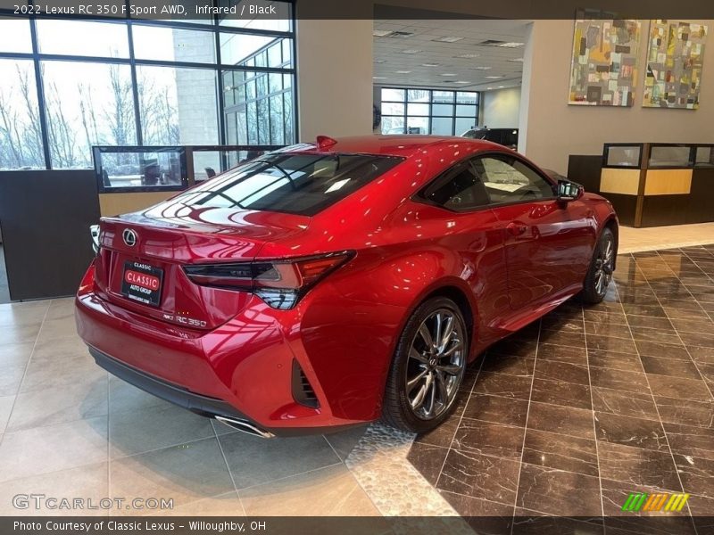 Infrared / Black 2022 Lexus RC 350 F Sport AWD