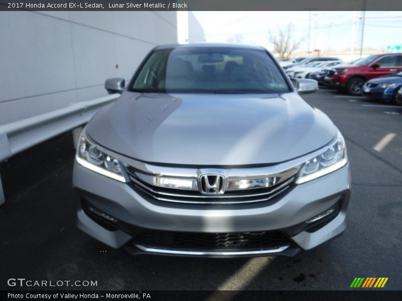 Lunar Silver Metallic / Black 2017 Honda Accord EX-L Sedan