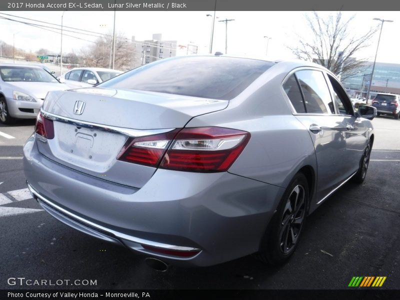 Lunar Silver Metallic / Black 2017 Honda Accord EX-L Sedan