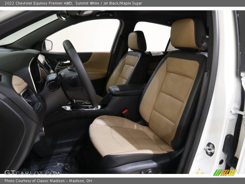 Summit White / Jet Black/Maple Sugar 2022 Chevrolet Equinox Premier AWD