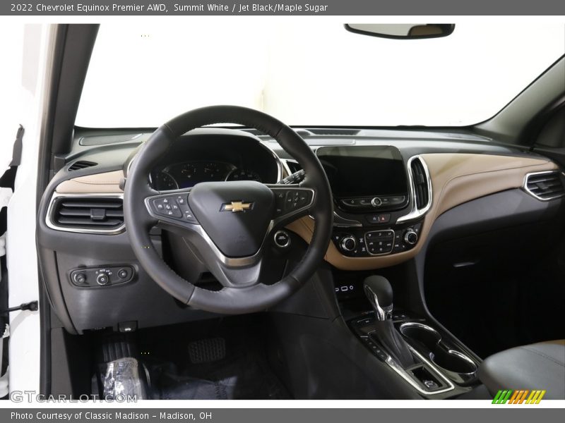 Summit White / Jet Black/Maple Sugar 2022 Chevrolet Equinox Premier AWD