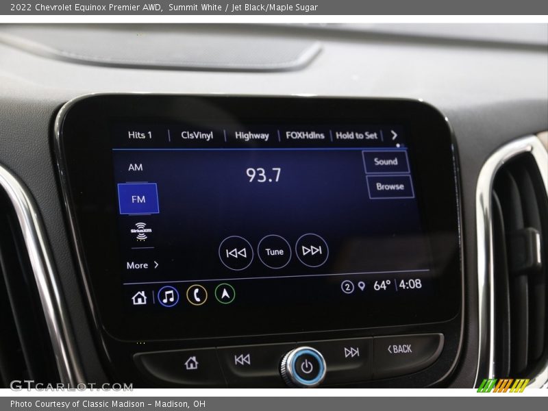 Summit White / Jet Black/Maple Sugar 2022 Chevrolet Equinox Premier AWD