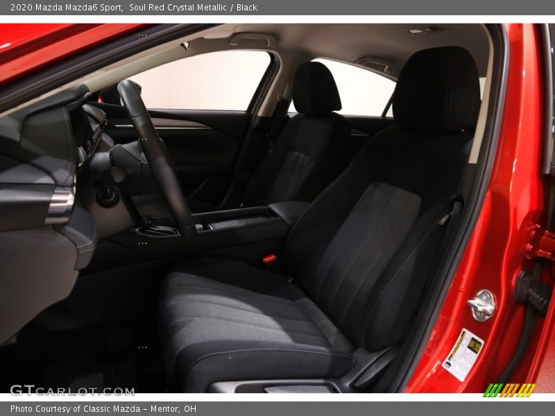 Soul Red Crystal Metallic / Black 2020 Mazda Mazda6 Sport
