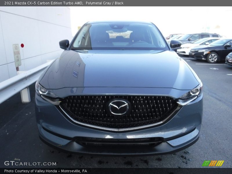 Polymetal Gray / Black 2021 Mazda CX-5 Carbon Edition Turbo AWD