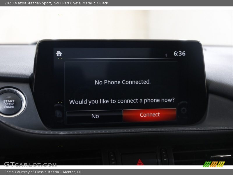 Soul Red Crystal Metallic / Black 2020 Mazda Mazda6 Sport