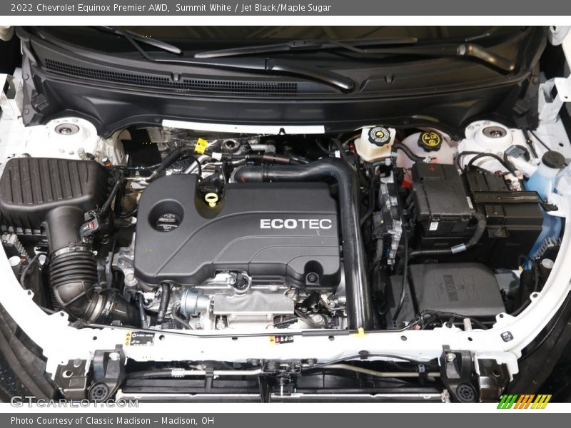 Summit White / Jet Black/Maple Sugar 2022 Chevrolet Equinox Premier AWD