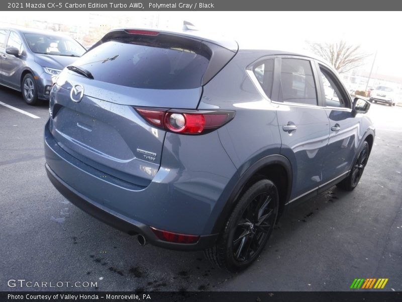 Polymetal Gray / Black 2021 Mazda CX-5 Carbon Edition Turbo AWD