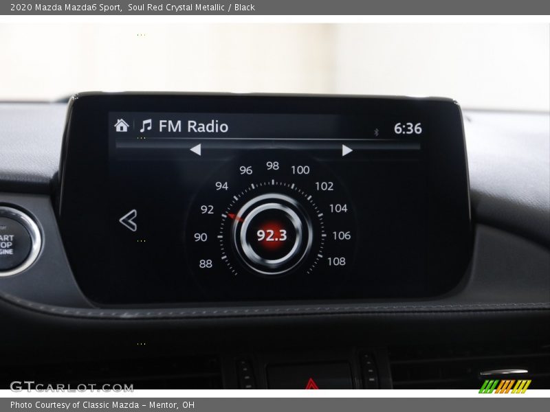 Soul Red Crystal Metallic / Black 2020 Mazda Mazda6 Sport