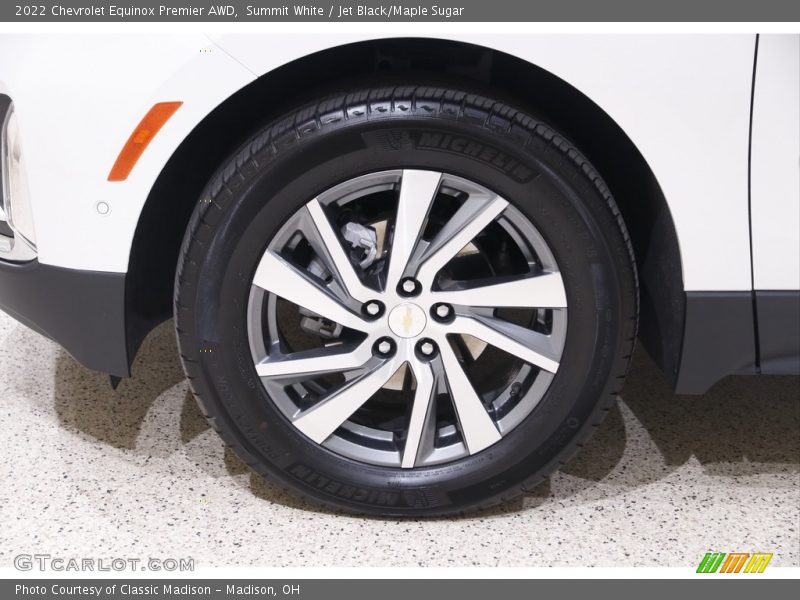 Summit White / Jet Black/Maple Sugar 2022 Chevrolet Equinox Premier AWD