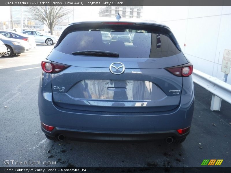 Polymetal Gray / Black 2021 Mazda CX-5 Carbon Edition Turbo AWD