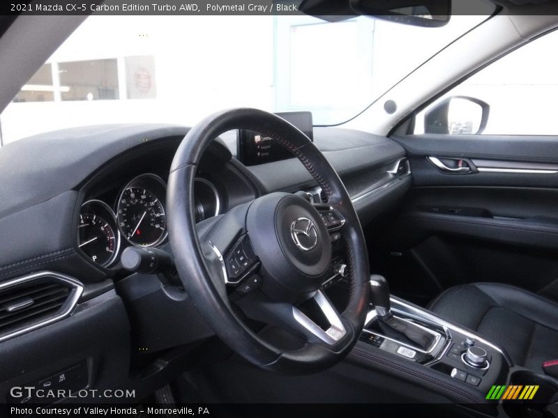 Polymetal Gray / Black 2021 Mazda CX-5 Carbon Edition Turbo AWD