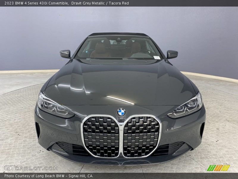 Dravit Grey Metallic / Tacora Red 2023 BMW 4 Series 430i Convertible