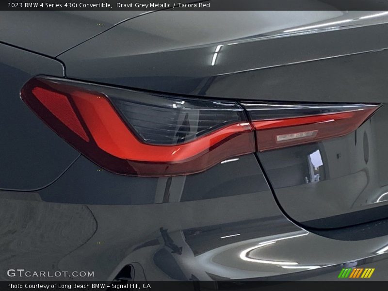 Dravit Grey Metallic / Tacora Red 2023 BMW 4 Series 430i Convertible