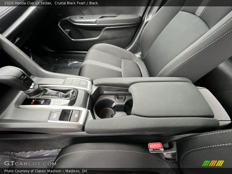 Crystal Black Pearl / Black 2020 Honda Civic LX Sedan