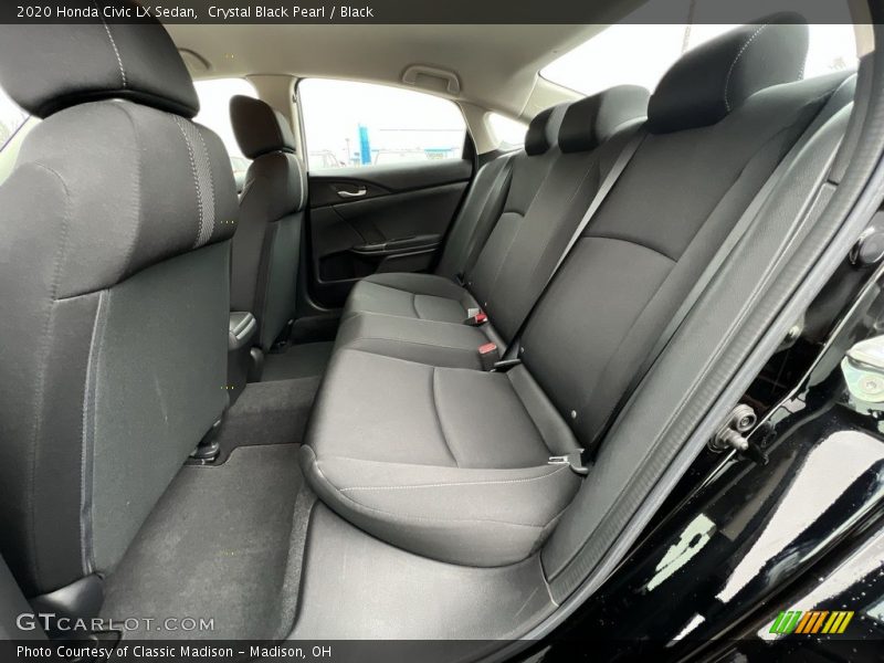 Crystal Black Pearl / Black 2020 Honda Civic LX Sedan