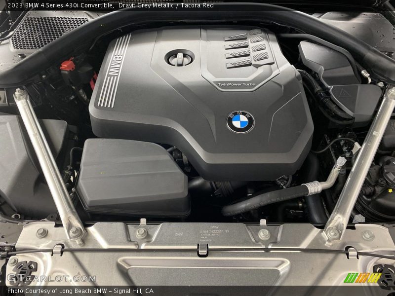  2023 4 Series 430i Convertible Engine - 2.0 Liter DI TwinPower Turbocharged DOHC 16-Valve VVT 4 Cylinder
