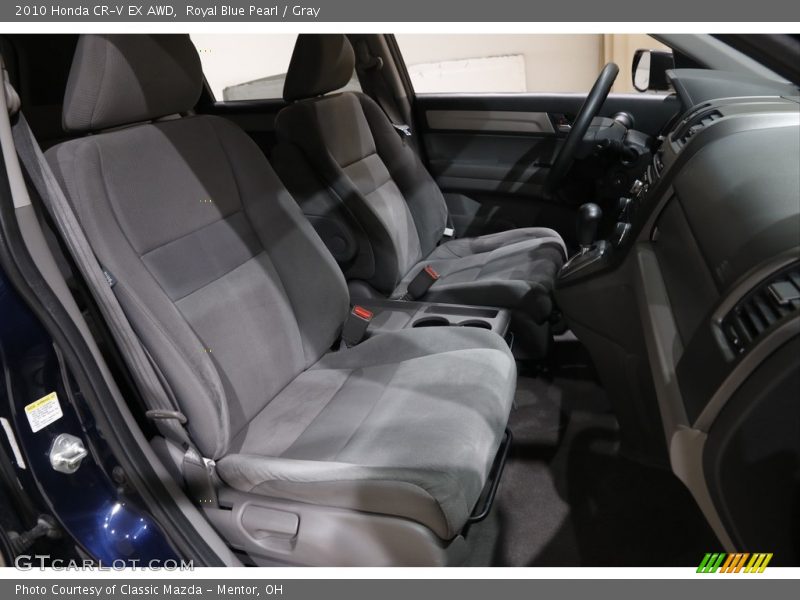 Royal Blue Pearl / Gray 2010 Honda CR-V EX AWD