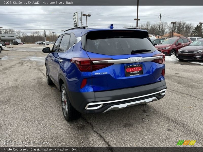 Neptune Blue / Black 2023 Kia Seltos SX AWD