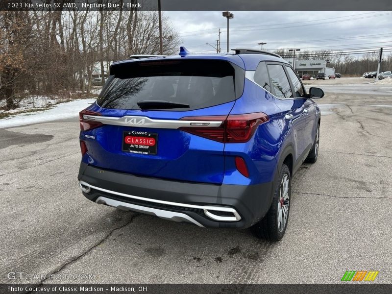 Neptune Blue / Black 2023 Kia Seltos SX AWD