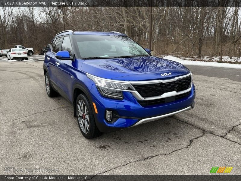 Neptune Blue / Black 2023 Kia Seltos SX AWD