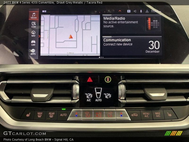 Dravit Grey Metallic / Tacora Red 2023 BMW 4 Series 430i Convertible