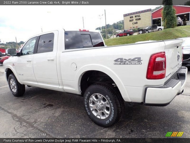 Bright White / Black 2022 Ram 2500 Laramie Crew Cab 4x4
