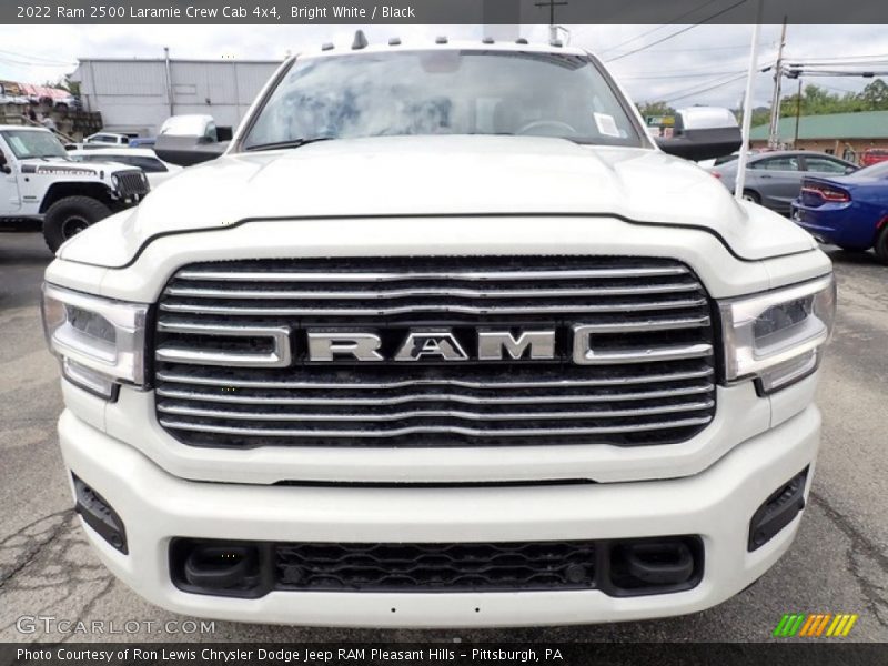 Bright White / Black 2022 Ram 2500 Laramie Crew Cab 4x4