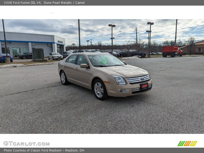 Dune Pearl Metallic / Camel 2008 Ford Fusion SEL V6