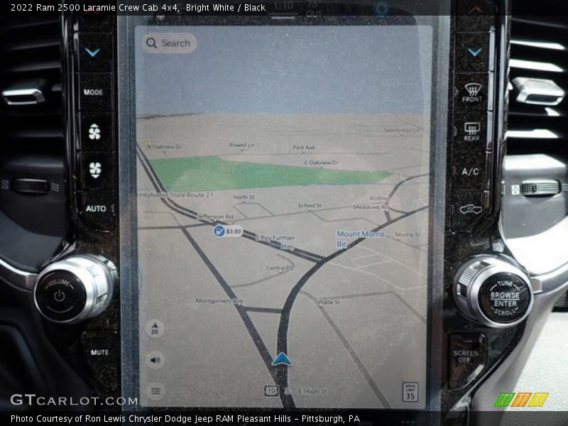 Bright White / Black 2022 Ram 2500 Laramie Crew Cab 4x4