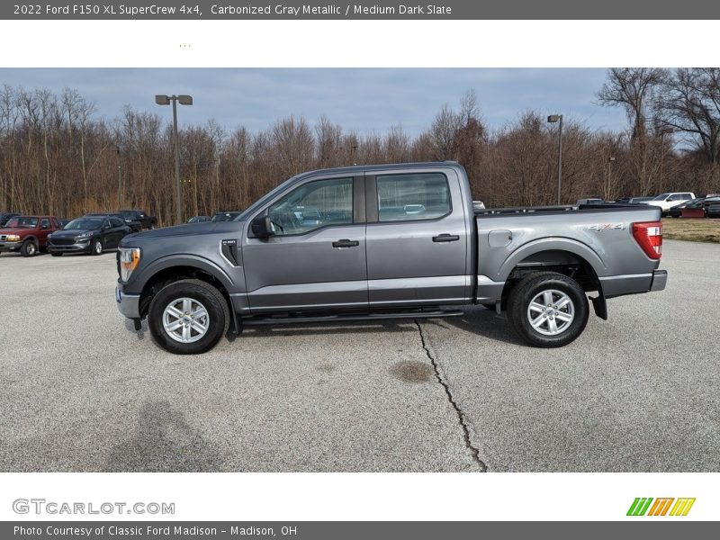 Carbonized Gray Metallic / Medium Dark Slate 2022 Ford F150 XL SuperCrew 4x4