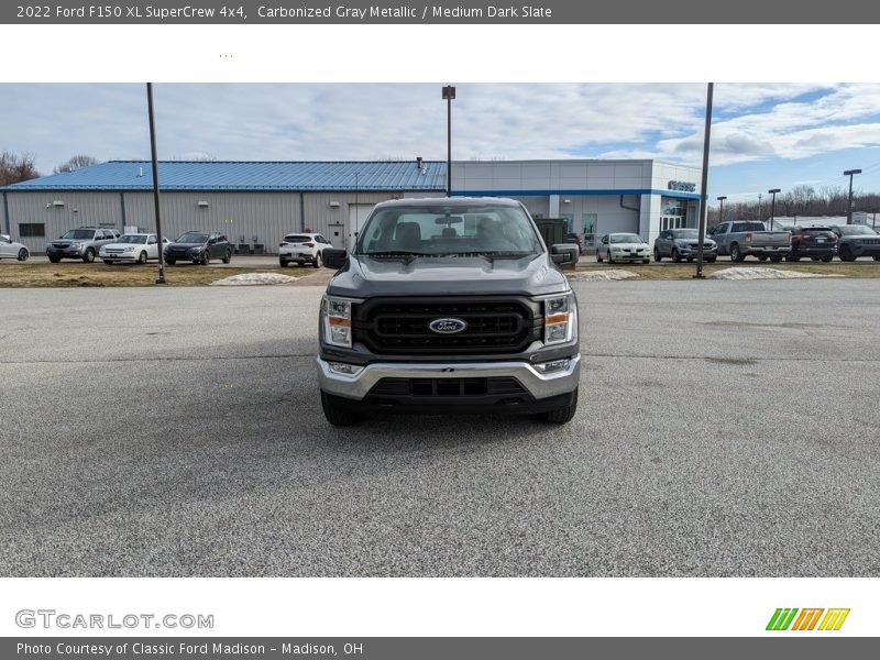 Carbonized Gray Metallic / Medium Dark Slate 2022 Ford F150 XL SuperCrew 4x4