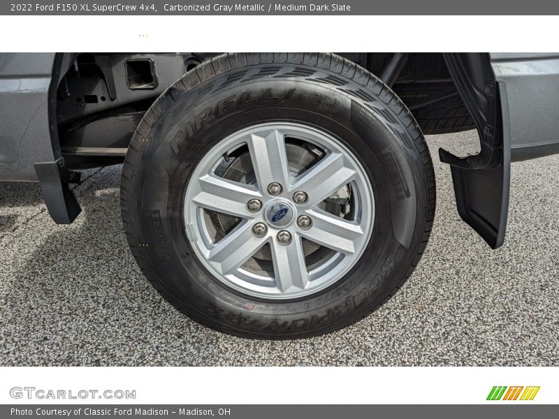 Carbonized Gray Metallic / Medium Dark Slate 2022 Ford F150 XL SuperCrew 4x4