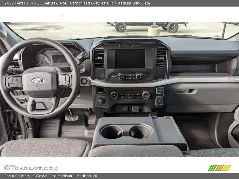 Carbonized Gray Metallic / Medium Dark Slate 2022 Ford F150 XL SuperCrew 4x4